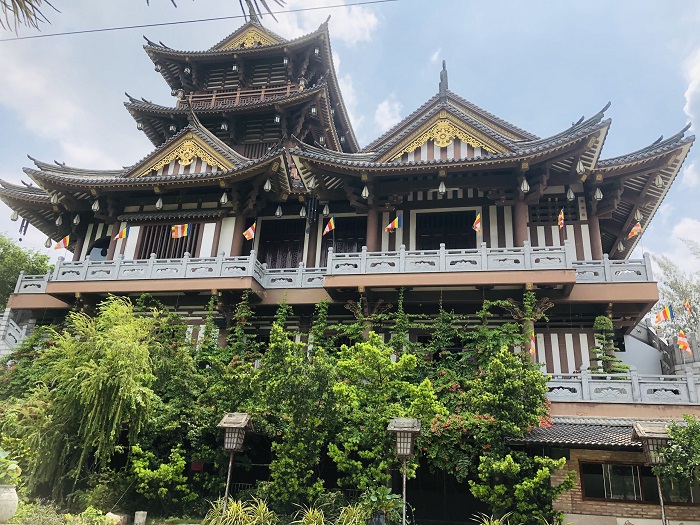 Tu viện Khánh An Thành phố Hồ Chí Minh được thầy Năm Phận xây dựng vào năm 1905